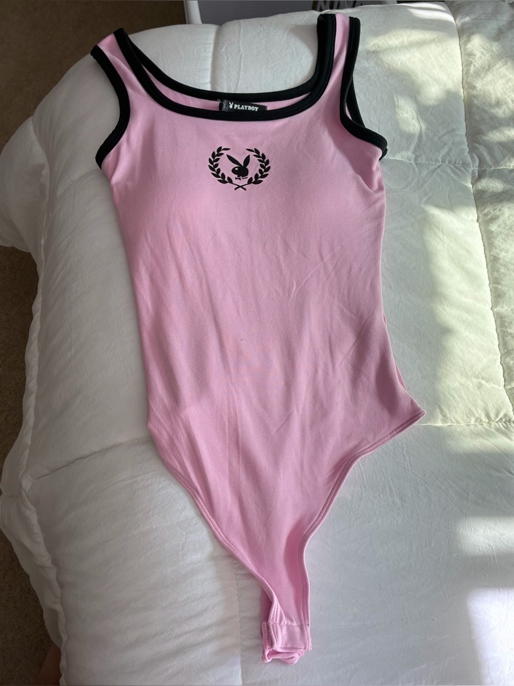 Playboy pink comfy bodysuit